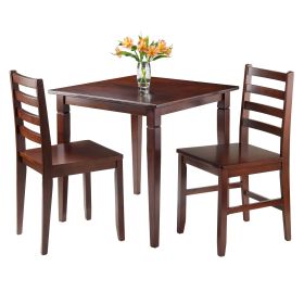 Kingsgate 3-Pc Dinning Table with 2 Hamilton Ladder Back Chairs