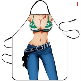 1pc Funny Muscle Man Kitchen Apron Sexy Women Cooking Pinafore Home Cleaning Tool (Style: I)